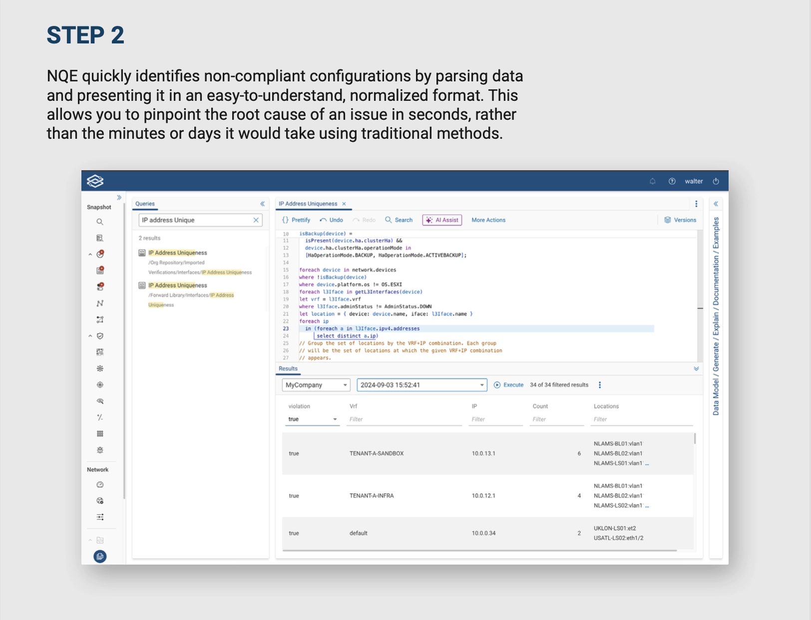 Continuous Network Security Compliance Monitoring Use Case Step 2