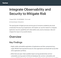 Observability report