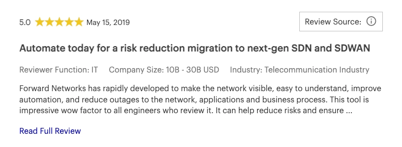 Gartner testimonial 3